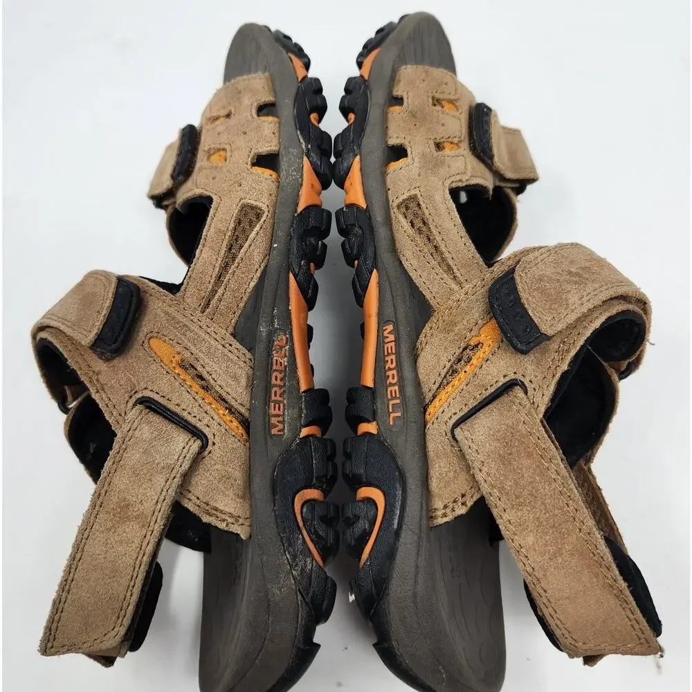 MERRELL MOAB DRIFT Strap Hiking Sandals Mens 9 Brown Sports J24473